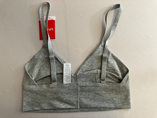 Spanx Cotton Comfort Bralette Bra Size Extra Small Wireless Organic Cotton NEW - Picture 6 of 11