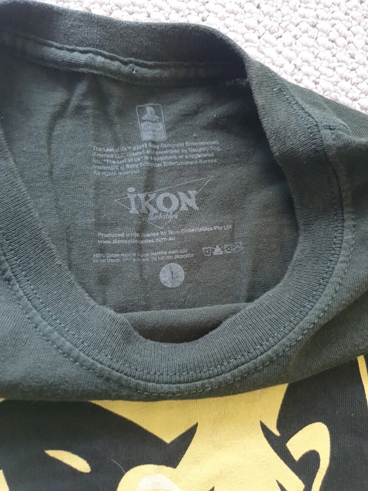 Camiseta Vintage Talla Grande Verde Oscuro Con Logo Ikon Coleccionables Foto 4 de 4