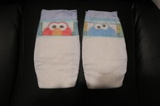 P G 2010 Vintage Pampers diapers Diapers Size 3 Lot of 2 characters Sesame