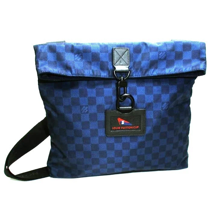 blue checkered louis vuitton bag