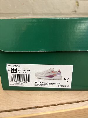 m PUMA RS 2.0 ARCADE AMUSE PS 368703 03 Sz 3C | eBay