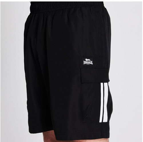 LONSDALE Mens 2 Stripe Cargo Shorts 