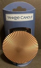 Yankee Candle Scent Plug Diffuser Base Gold Designer Shade NEW (Lot#1)
