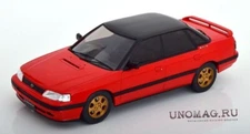 1/18 IXO - 1991 SUBARU LEGACY RS - 1ST GENERATION - RED - NEW