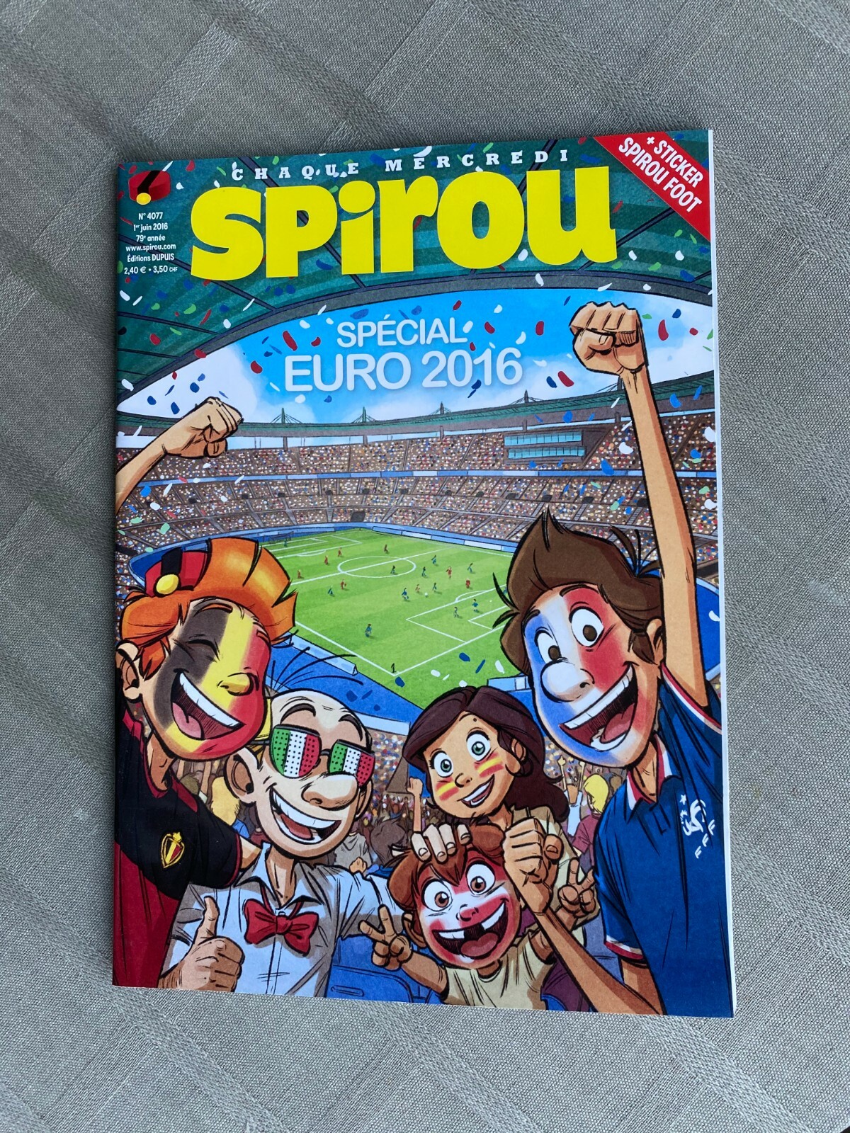 View Spirou No. 4077 2016 IN Excellent Condition Thoroughly Full Supplement