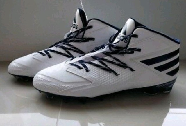 adidas Freak X Carbon Mid Mens Football Cleats - White / Navy Blue for sale online | eBay