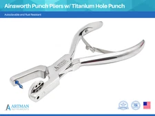 Ainsworth Punch Pliers with Titanium Hole Punch ARTMAN