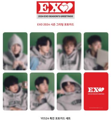EXO 2024 SEASON'S GREETINGS OFFICIAL POB PHOTOCARD PHOTO