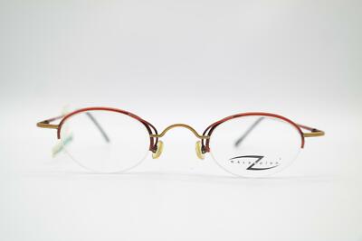 Vintage Gala Zoido 20 04 Kupfer Gold Halbrand Brille Brillengestell NOS