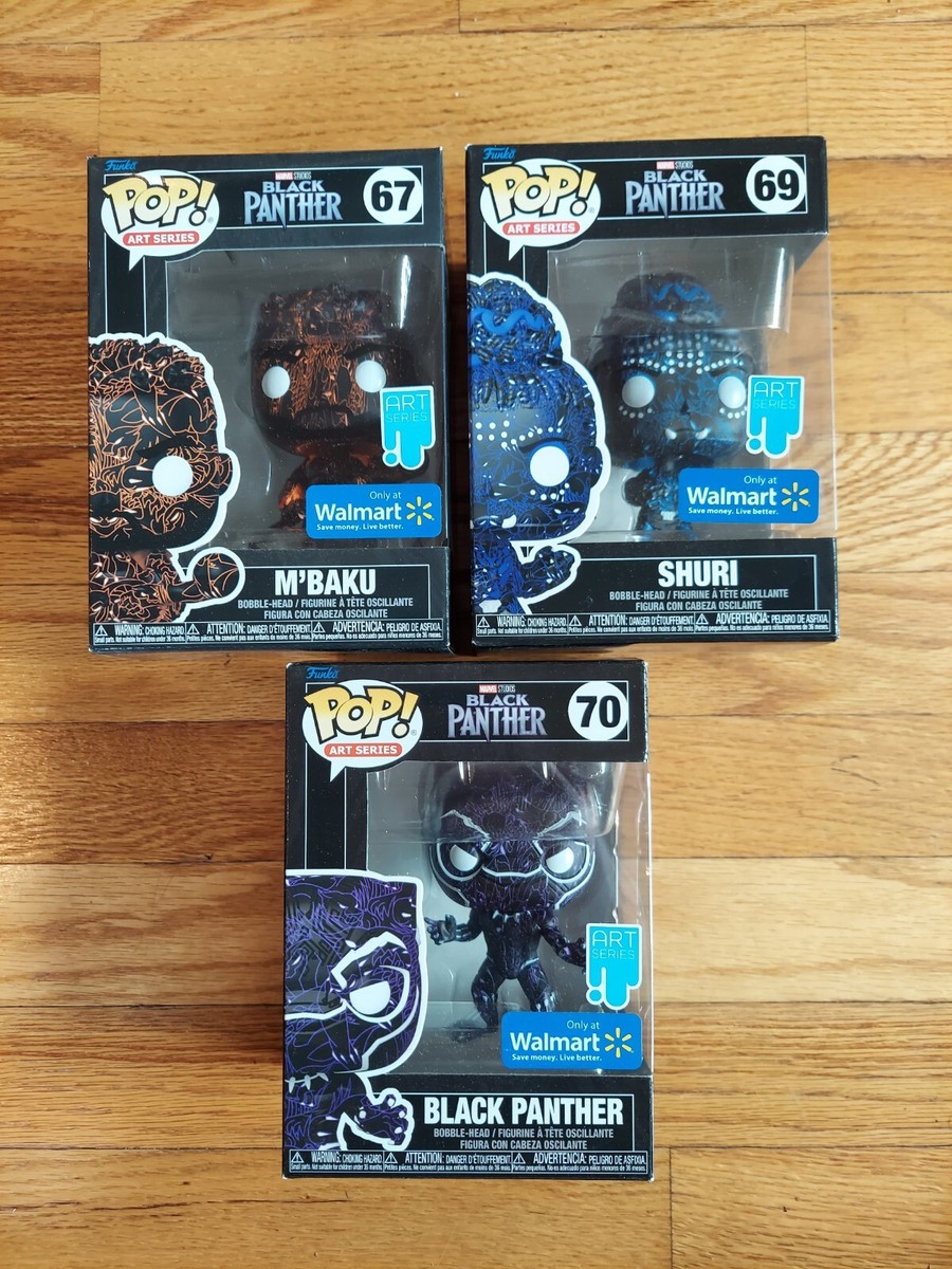 Funko Pop! ブラックパンサー M'Baku & Shuri Funko Pop! Black Panther Series Bundle (M'Baku #67, Shuri