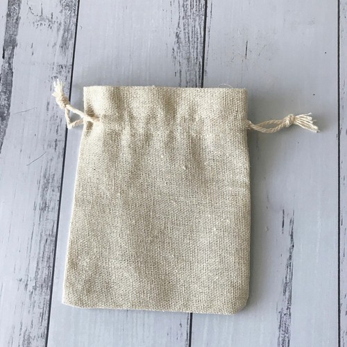 50x small Linen Gift Bag Wedding Party Favor Bag Product Packing Packaging Bags - Picture 2 of 5
