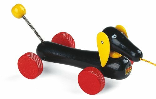 brio dachshund pull toy