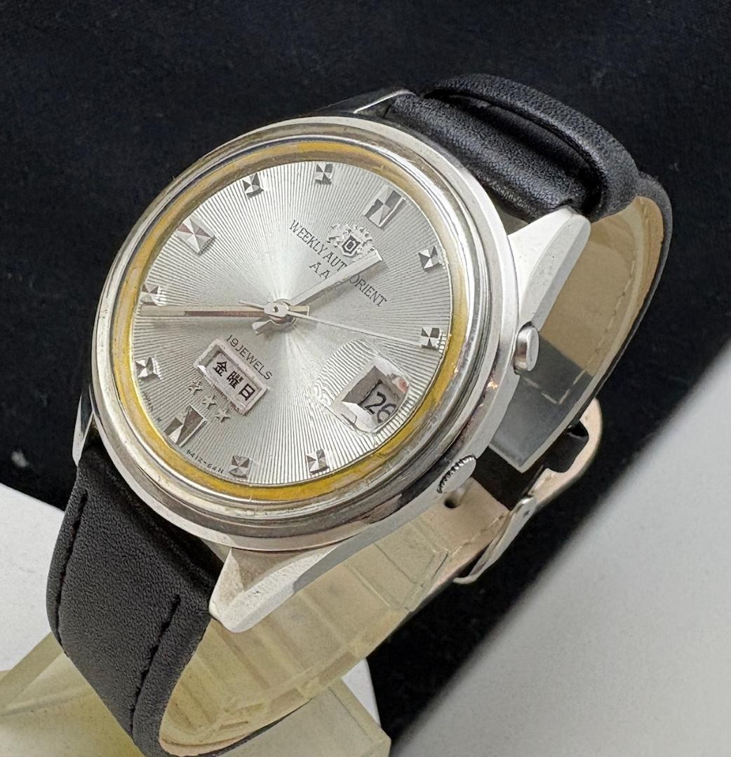 Orient Weekly Auto Watch Automatic Wristwatch Vin… - image 6
