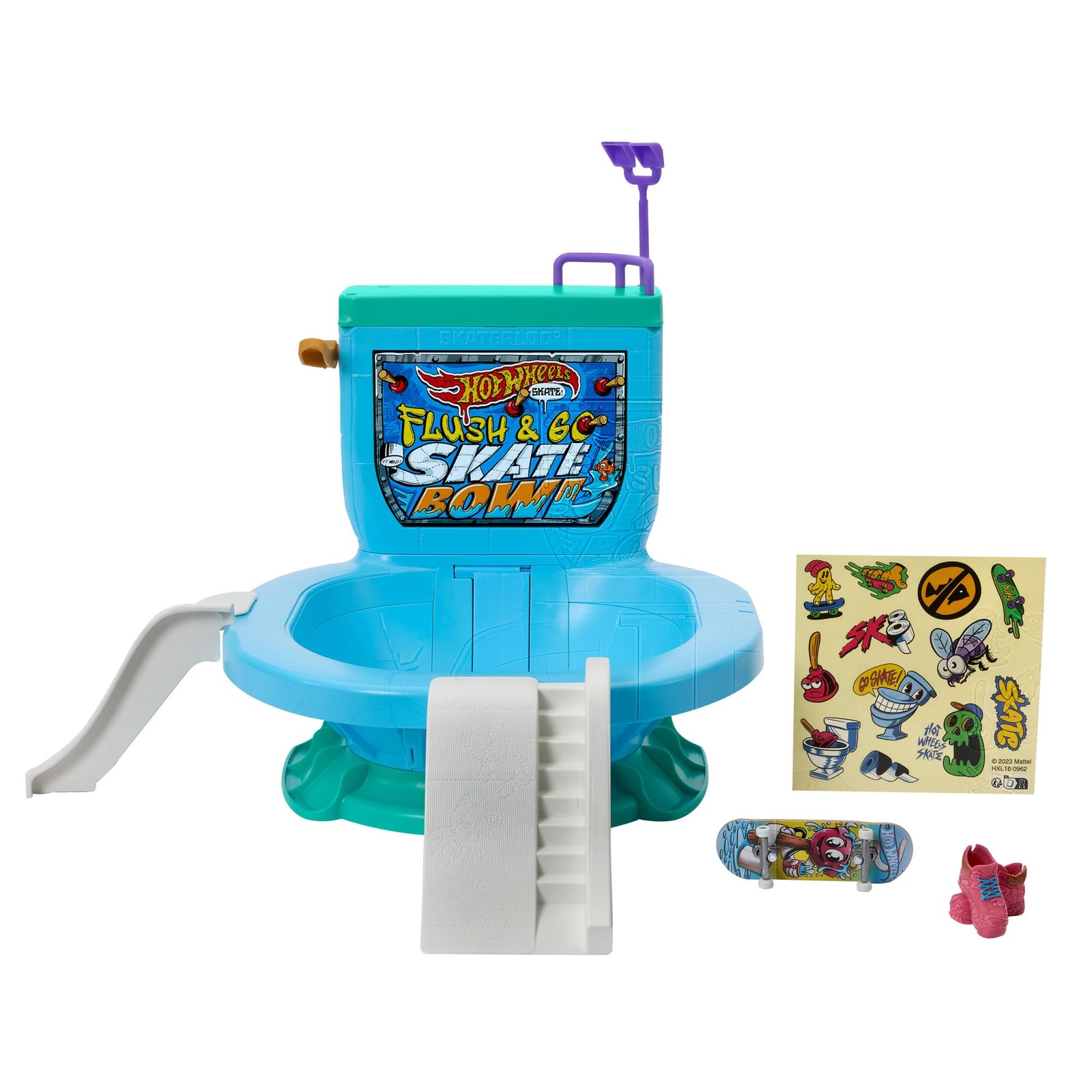 Hot Wheels Skate Fingerboard Toilettenschssel-Skateset Splen und los gehts -S 8490₽