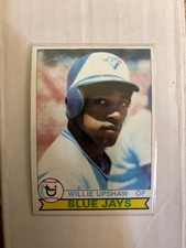 1979 Topps #341 Blue Jays Willie Upshaw Rookie Baseball Card. rookie card picture