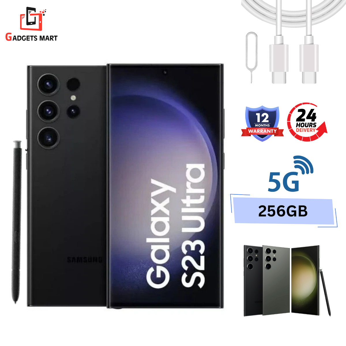 SAMSUNG s23 ultra SIMフリー　256GB S23 Ultra 256GB SIMフリー 本体 Lavender[Aランク]