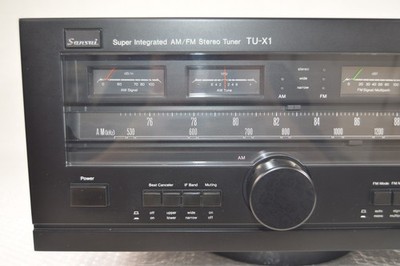 Sansui TU-X1 Super Integrated AM/FM Stereo Tuner Working Excellent