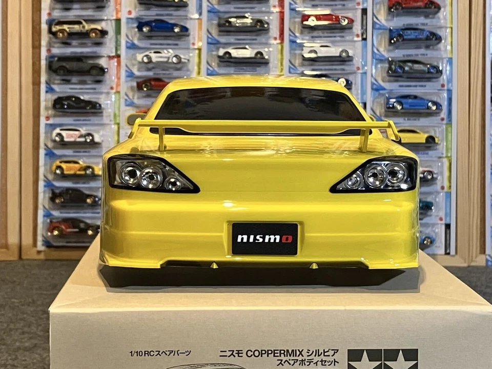 Tamiya RC Nissan Silvia S15 Painted Spare Body Yellow RC Car Body Only - Image 3 of 4