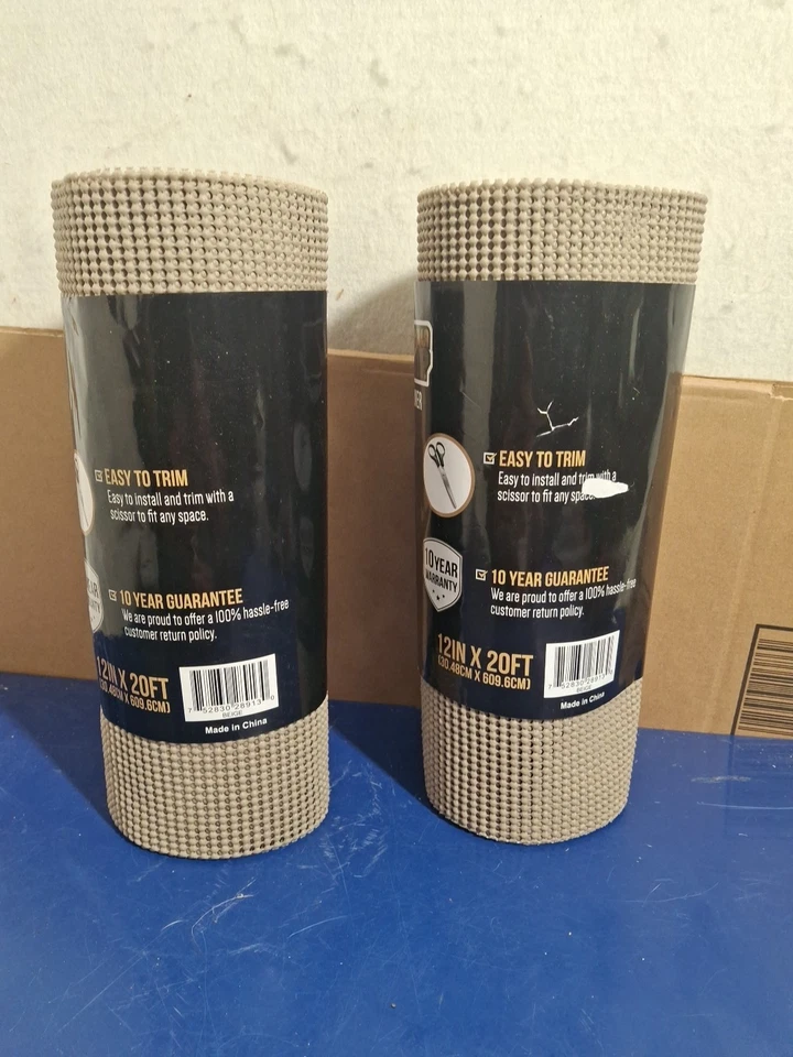 Gorilla Grip Cajón y Forro de Estante, Agarre Fuerte, No Adhesivo PACK DE 2 ROLLOS Foto 3 de 3