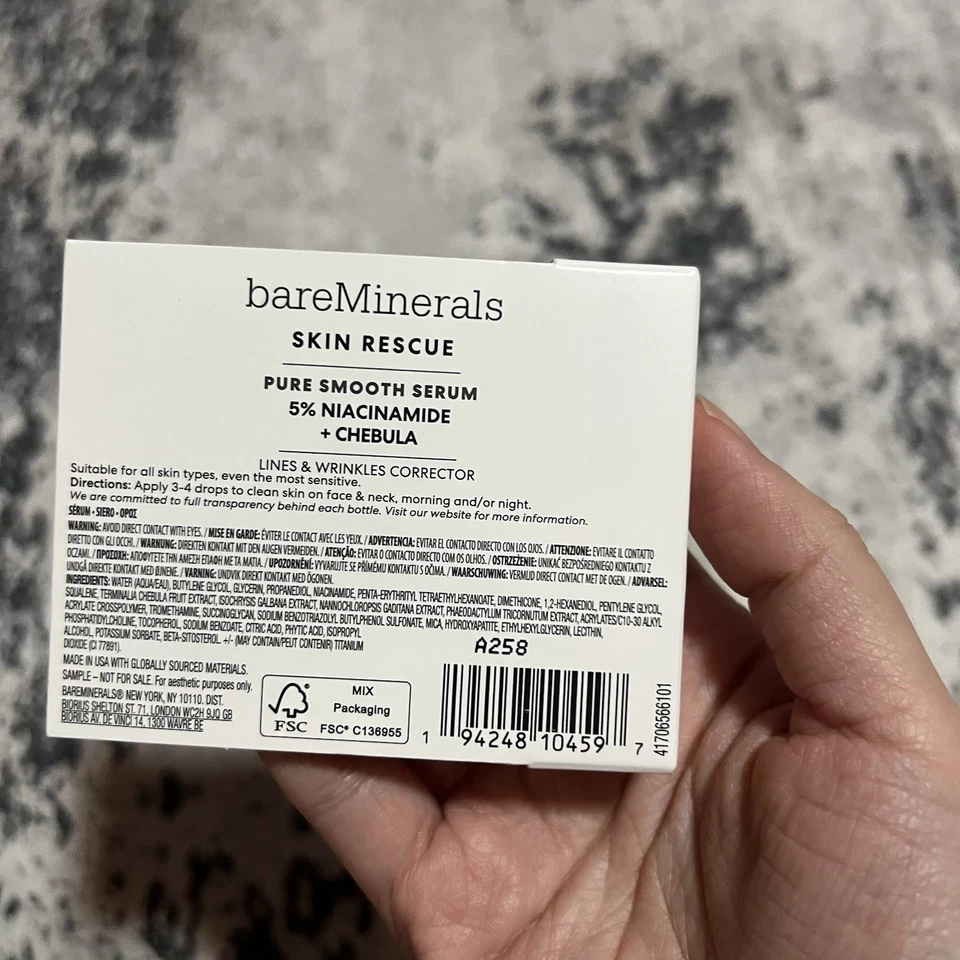 baremineral skin rescue pure smooth serum 5ml - Image 4 of 4