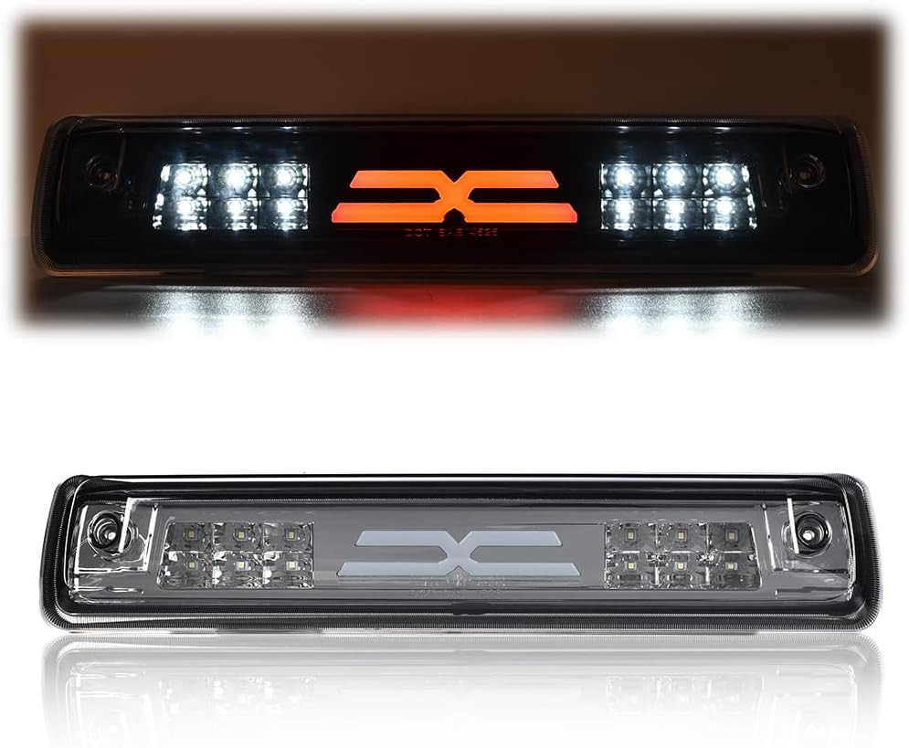 3rd Brake Cargo Light Rear Chevy Colorado GMC Canyon 2015-2018/2021 Clear Black