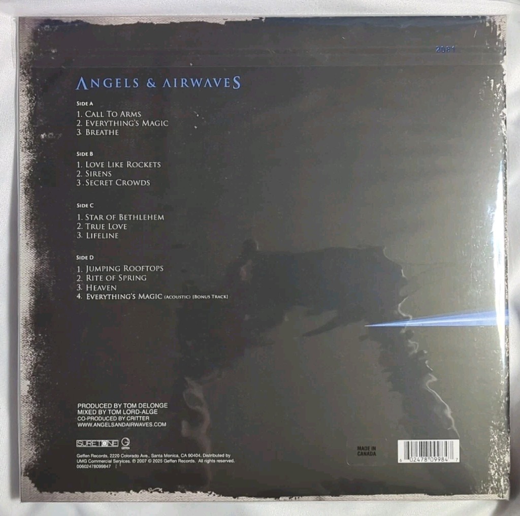 Angels and Airwaves I-Empire IVC Limited Edition numbered/3000 NEW