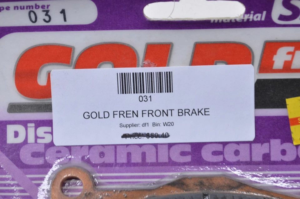 Pastillas de freno de disco delanteras Moose Racing 031 NOS Foto 3 de 3