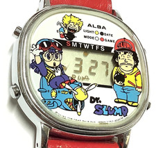 Reloj digital ultra raro vintage Seiko Alba Dr. Slump Arale Akira Toriyama...