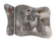 905 Studio Recycled Aluminum 4x6in Photo Album by Bonnie Pariser Wedding Edition