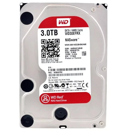 WD RED 3 TB Western Digital WD30EFRX 64 MB SATA III HDD Festplatte NASware Drive