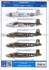 EDUD48112 1:48 Eduard Decals - B-25J Mitchell 'Angel of Mercy' HKM kit