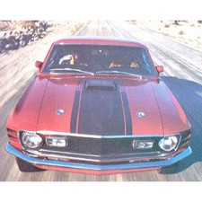 Shaker Hood Stencil With Cut No Designation 1970 Mustang