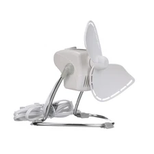 Chinook, 2-Speed Desk Fan, Cage Free, Easy To Clean Soft Blades, Canadian Mad...