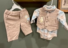 Disney Baby Classic Winnie the Pooh 2pc Bodysuit  Pants Set 3-6M Long Sleeve
