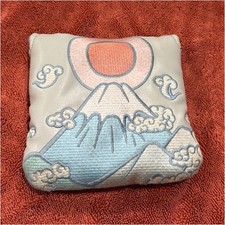 TaylorMade Leather Putter Head Cover Mt. Fuji Design White Blue Red Golf
