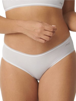 L (14) Sloggi Hipster Briefs Ever Fresh Plus Knickers Stretch Mid Rise Brief