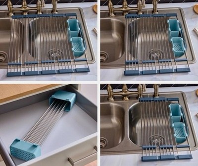 Pampered Chef Foldable Dish Rack #101400 Discontinued BRAND NEW IN THE BOX