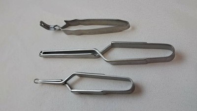 Stryker Orthopedic Screw & Hardware Forceps 3pc Set 900106 900105 705175