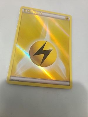 shiny energy pokemon card Pokemon energy golden shiny yellow card, in great condition