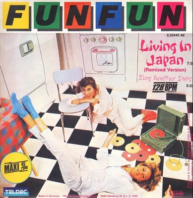 Fun Fun Living In Japan ORANGE TRANSPARENT Vinyl Single 12inch Teldec