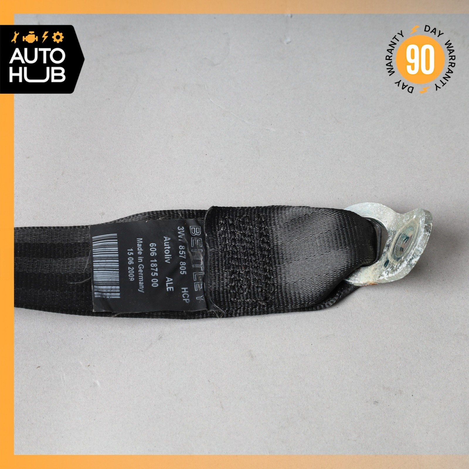 07-11 Bentley Continental GTC GT Rear Right or Left Side Seat Belt OEM
