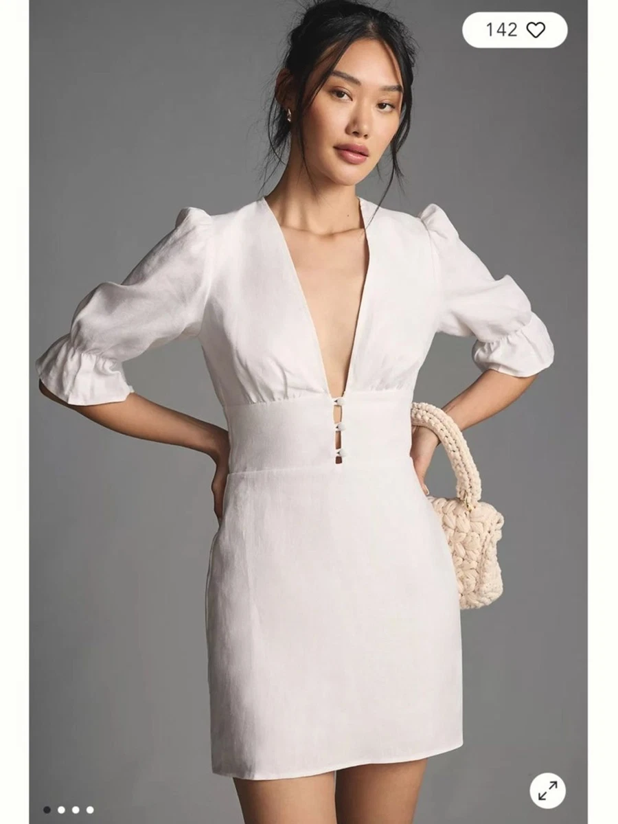 chinese dress ladies Reformation Mango Natural Tencel Midi Dress  The Closet New York