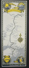 1993 Alaska Railroad corp map 9 x 23 poster- ...