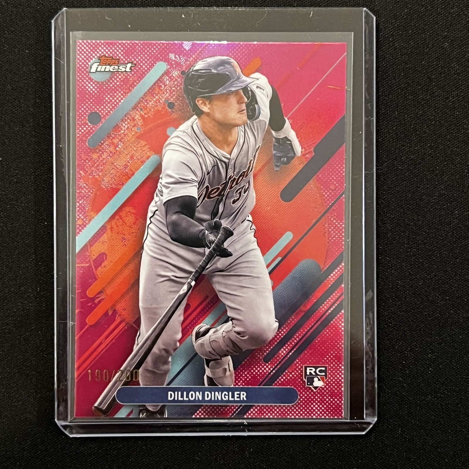 Dillon Dingler 2025 Topps Finest Rare Pink Parallel /200 Rookie #294