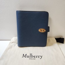 MULBERRY Postman's Lock Agenda Diary | Deep Sea | Rare Limited Edition Colour