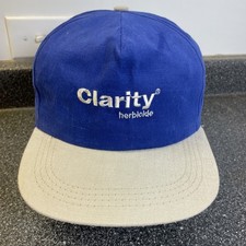Vintage Made In USA Hat Cap Snapback Trucker Farmer Clarity Herbicide BASF
