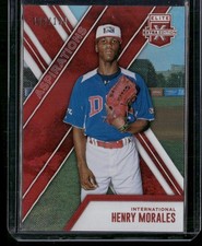 2017 Panini Elite Extra Edition #171 Henry Morales Aspirations Red #/150