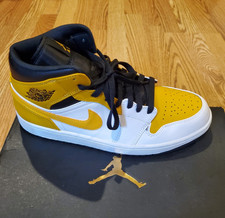 Jordan 1 Mid Black University Gold for Sale | Authenticity