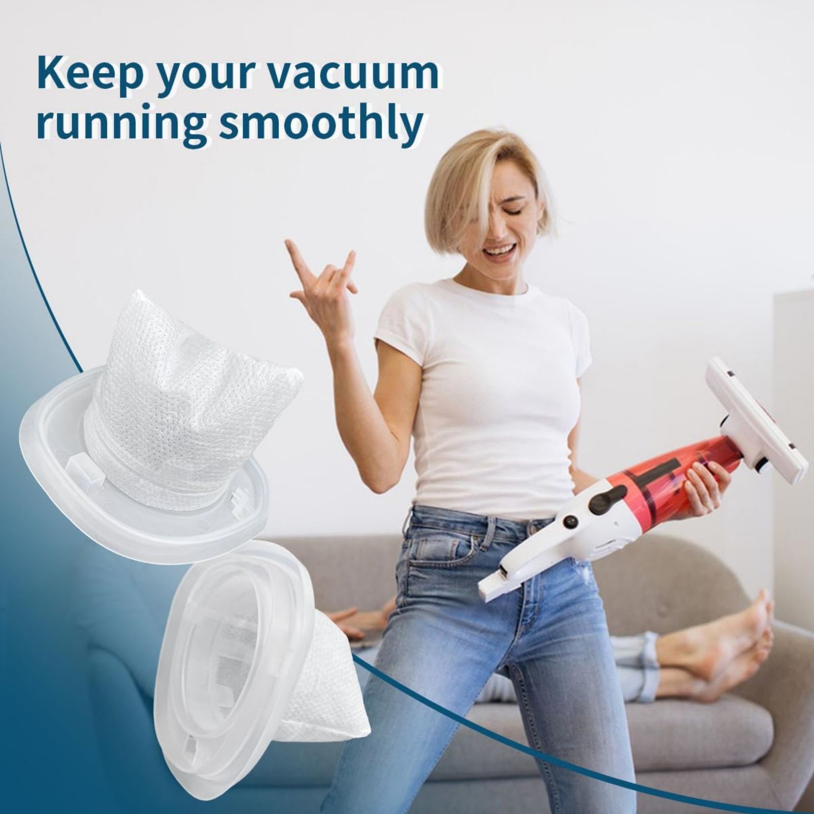 3* Vacuum Filter Replacements Compatible For Black And Decker Dustbuster HNVCF10