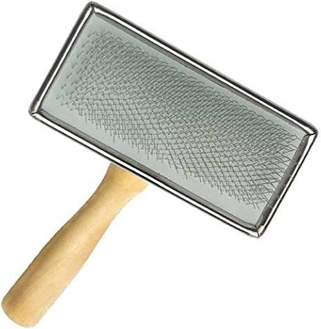 Petface Slicker Brush for Dogs/Cats, Medium,Brown